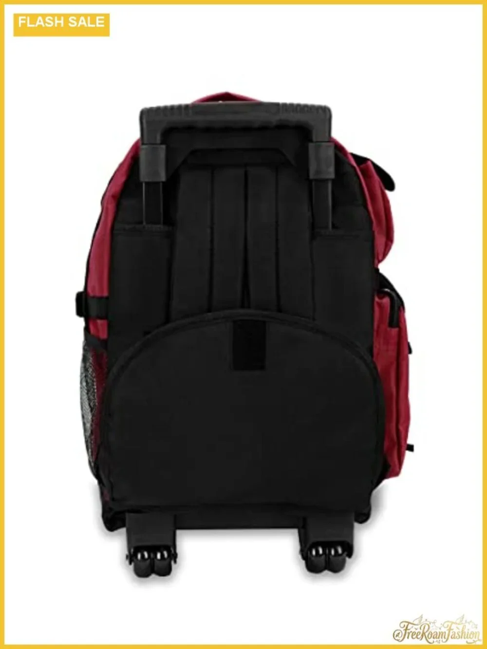 Deluxe Wheeled Backpack, Polyester, Rolling Laptop Backpack with Organizer, One